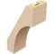 Ekena Millwork 3-inch W x 6-inch D x 10-inch H Westlake Rough Cedar Woodgrain TimberThane Knee Brace, Primed BRCUR03X06X10WTLRCPR - alternate 5
